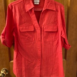 Short sleeve small top jaclynn smith